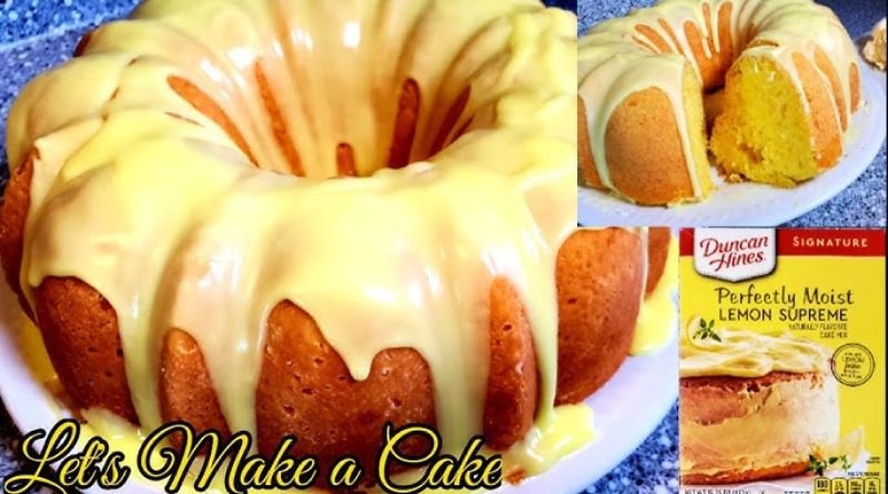 Duncan Hines Lemon Pound Cake